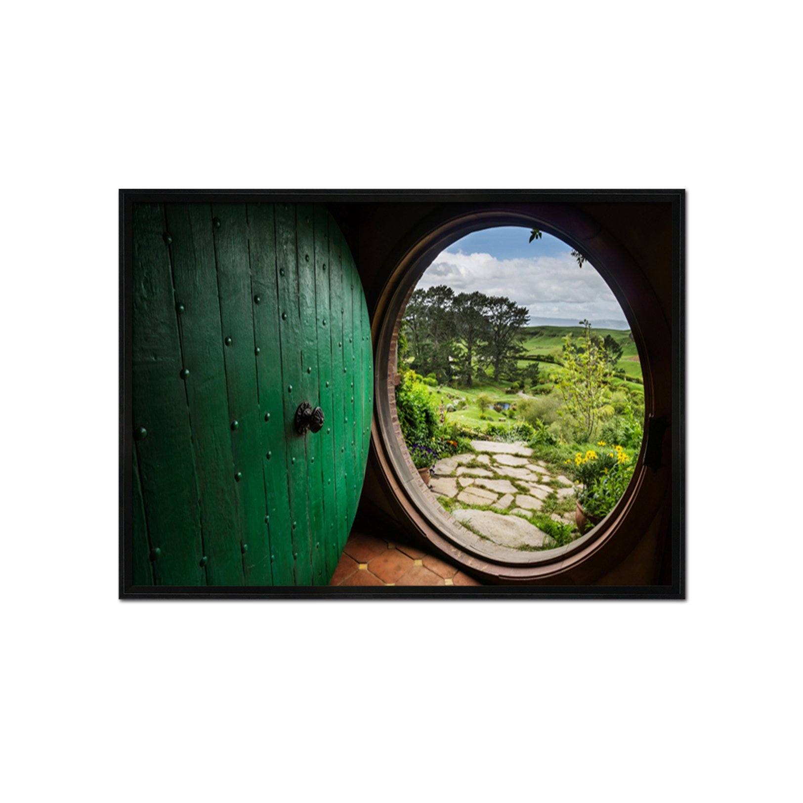 3D tree House 018 Fake Framed Print Painting Wallpaper AJ Creativity Home