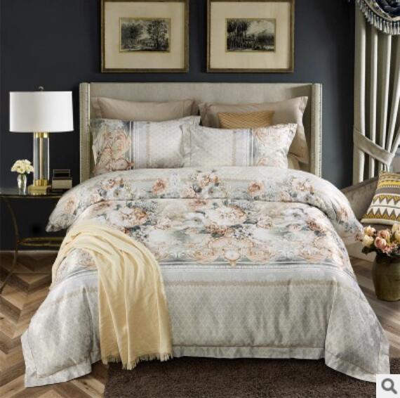 3D White Background Off-White Flower 14129 Bed Pillowcases Quilt