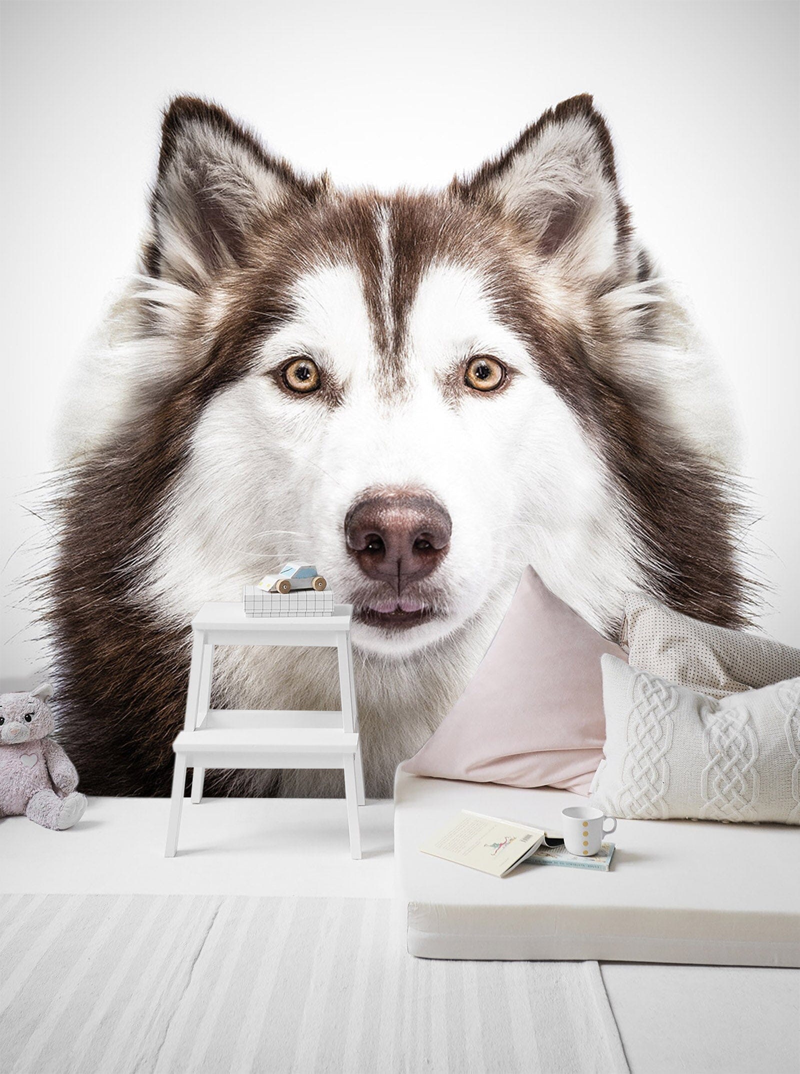 3D Black Dog 184 Wall Murals Wallpaper AJ Wallpaper 2