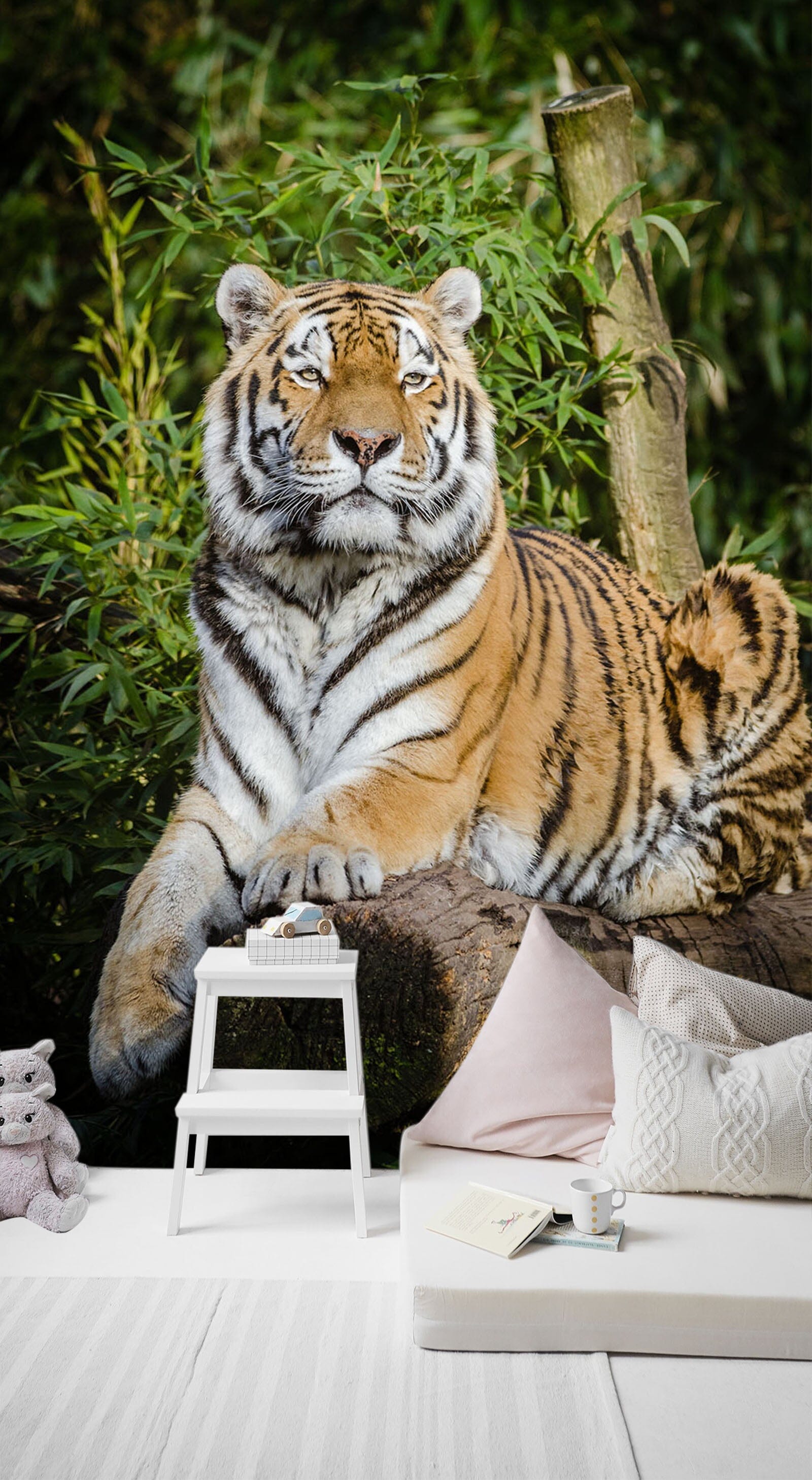3D Forest Tiger 105 Wall Murals Wallpaper AJ Wallpaper 2