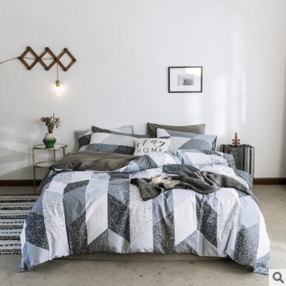 3D Off-White Rhombus 14057 Bed Pillowcases Quilt