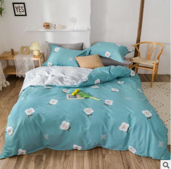 3D Blue Cotton 30315 Bed Pillowcases Quilt