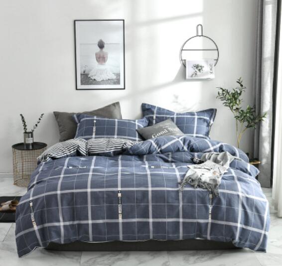 3D Dark Grey Square 40009 Bed Pillowcases Quilt