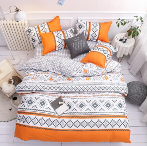 3D Orange Pattern Totem 5149 Bed Pillowcases Quilt
