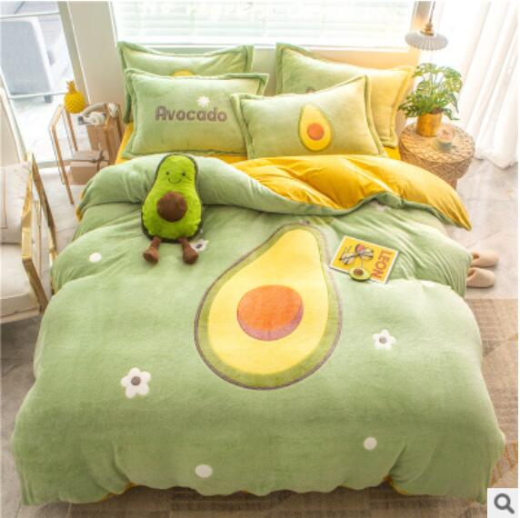 3D Avocado 14186 Bed Pillowcases Quilt