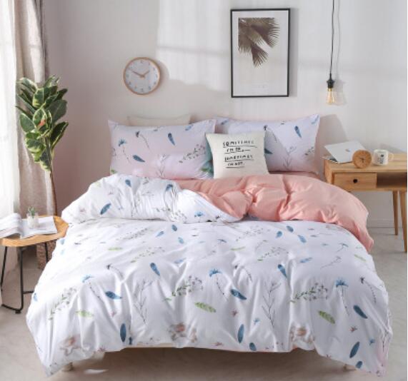 3D Colored Feathers 30272 Bed Pillowcases Quilt