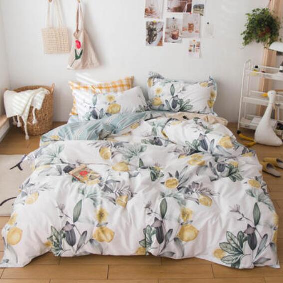 3D Lemon Blossom 13193 Bed Pillowcases Quilt