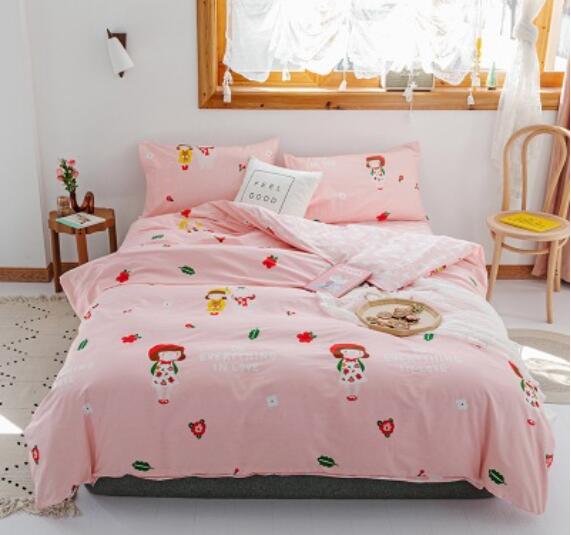 3D Little Girl Flower 17072 Bed Pillowcases Quilt