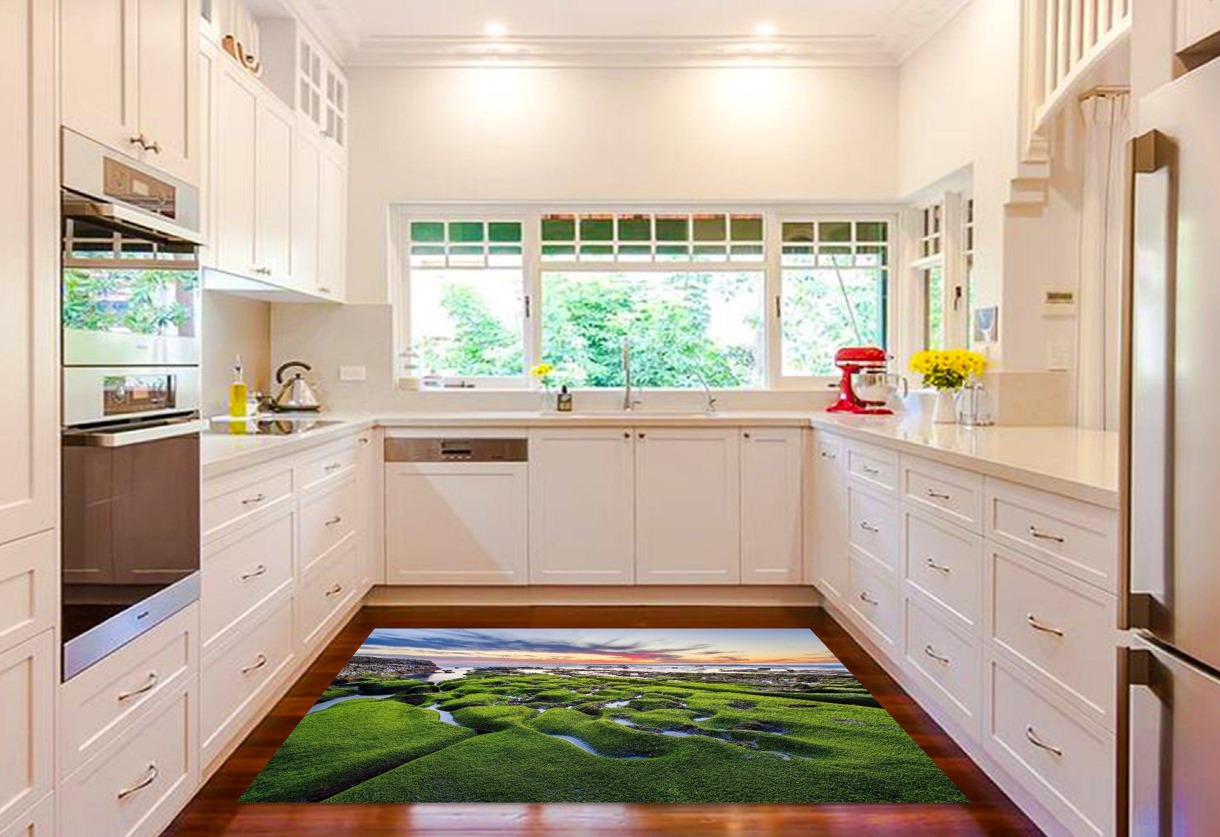 3D Seaside Swamp 104 Kitchen Mat Floor Mural Wallpaper AJ Wallpaper