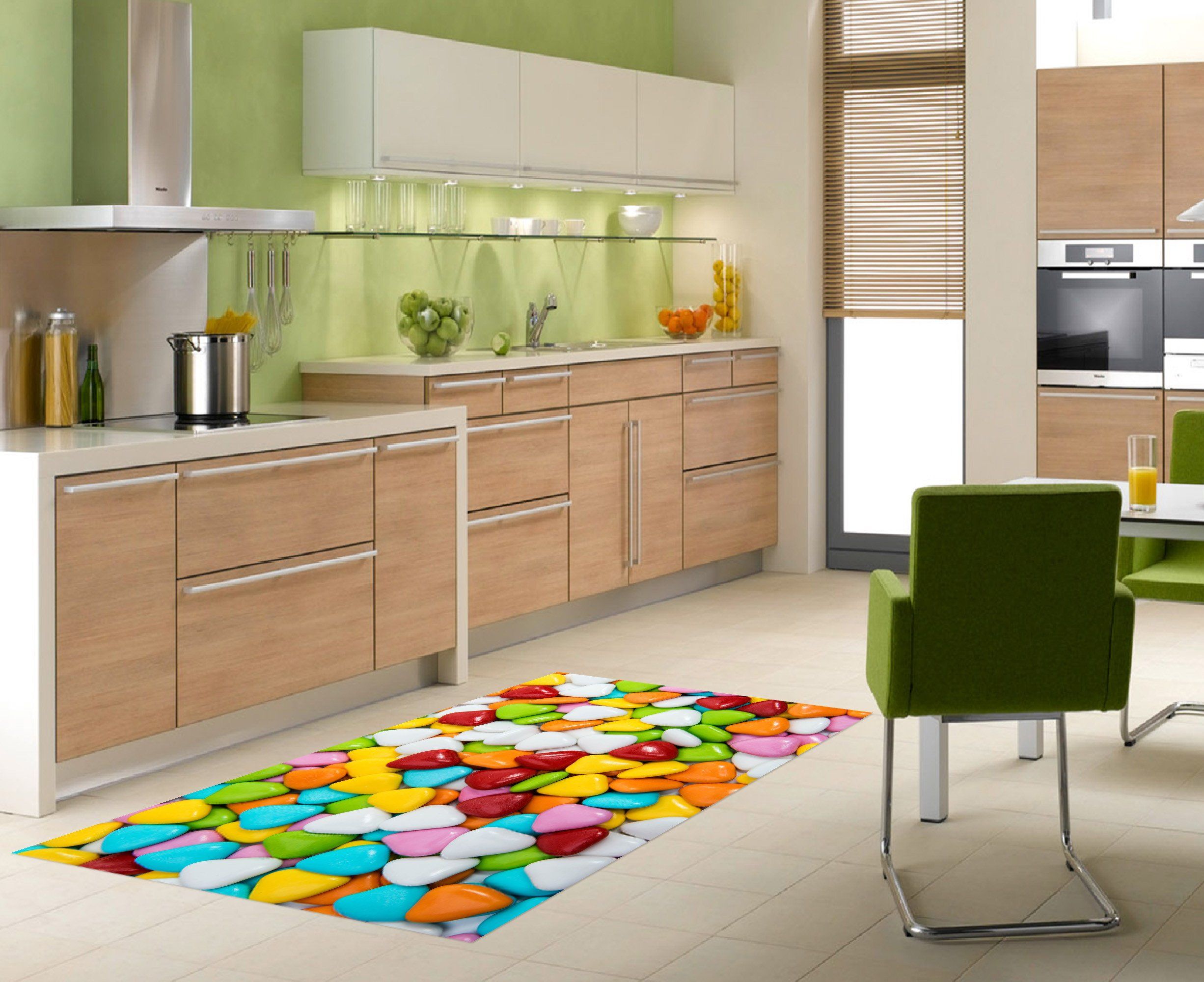 3D Colorful Candies 524 Kitchen Mat Floor Mural Wallpaper AJ Wallpaper