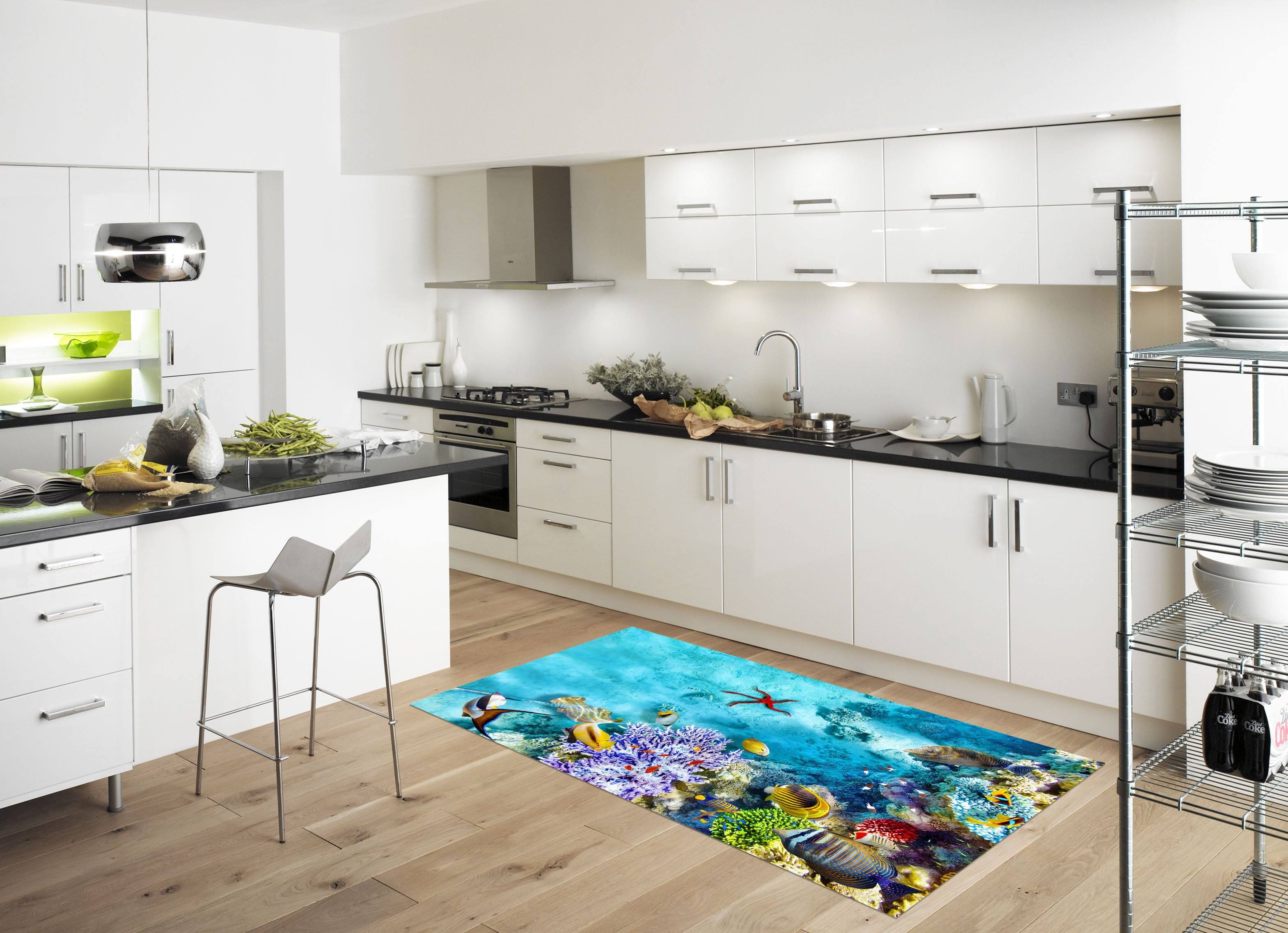 3D Flash Seabed 11 Kitchen Mat Floor Mural Wallpaper AJ Wallpaper