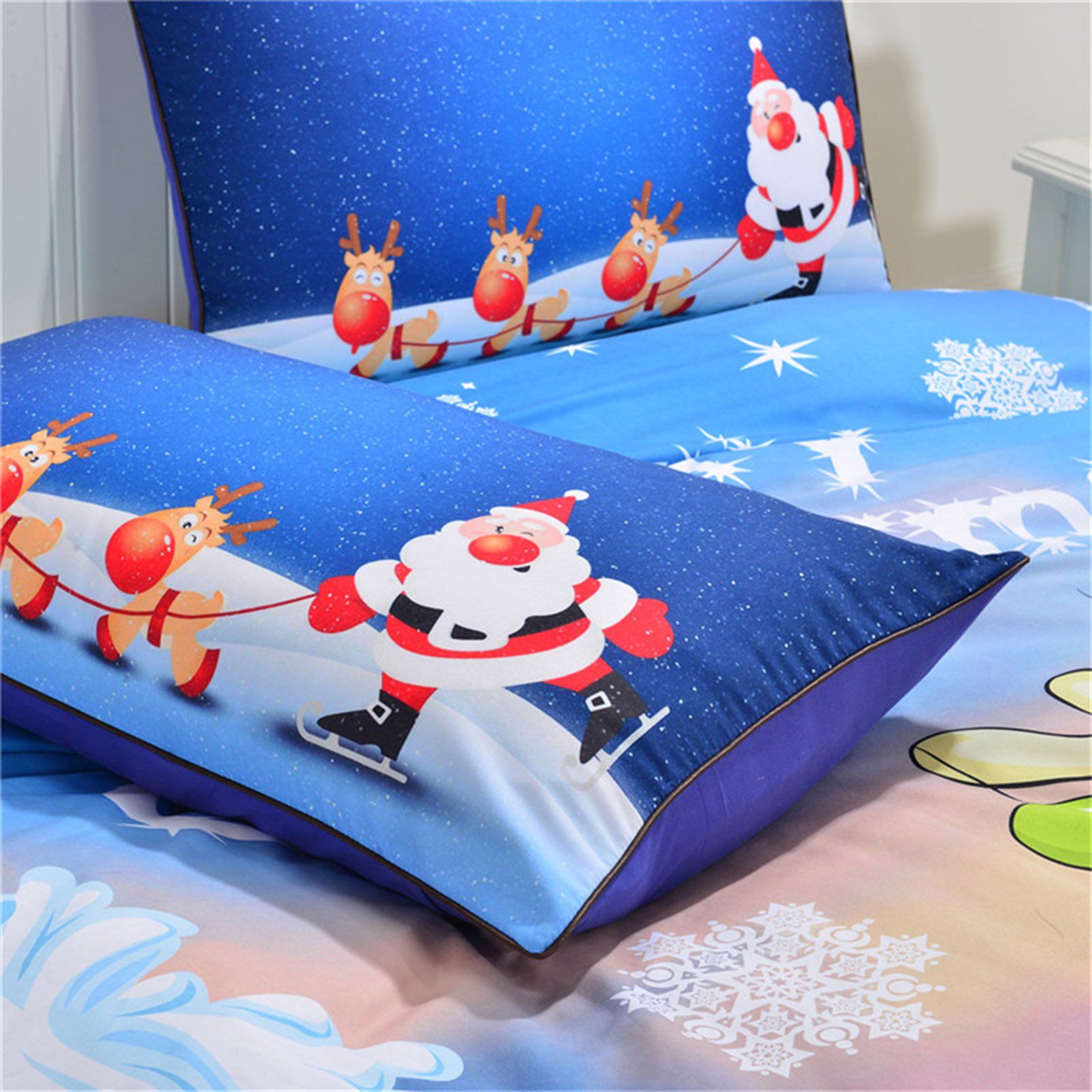 3D Merry Christmas 158 Bed Pillowcases Quilt Wallpaper AJ Wallpaper