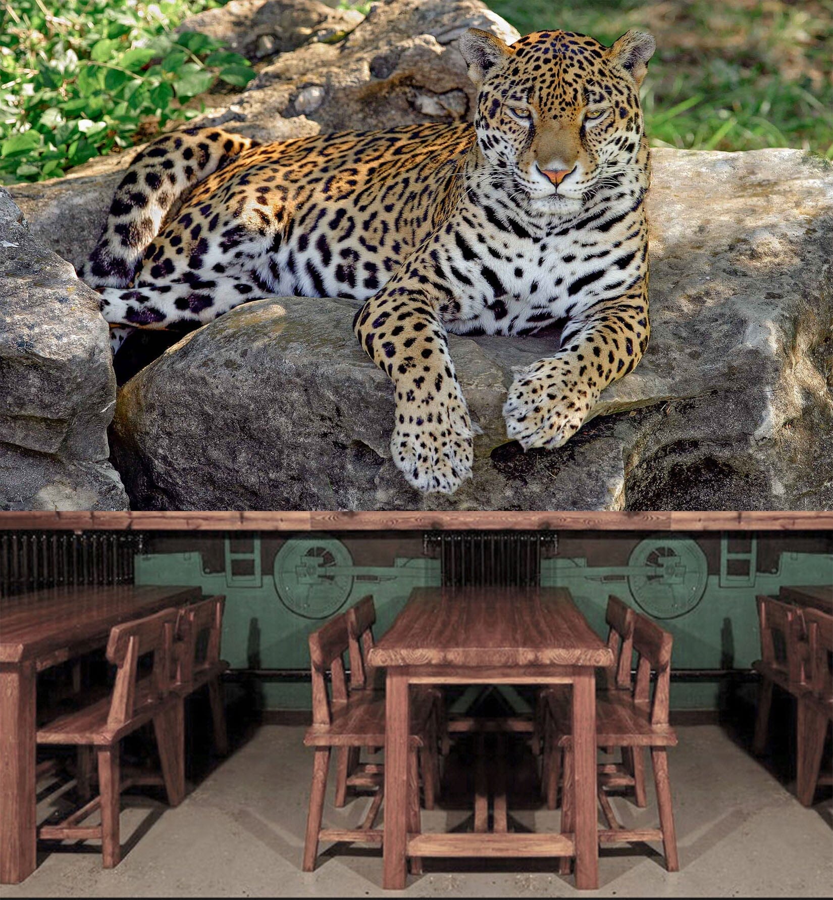 3D Stone Tiger 1067 Wall Murals Wallpaper AJ Wallpaper 2