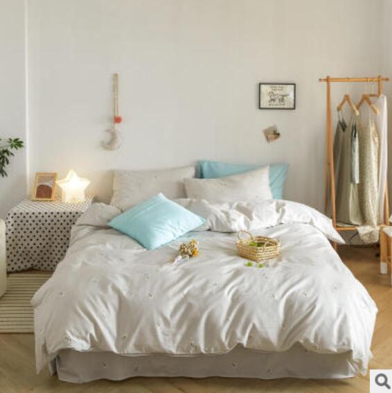 3D White 50067 Bed Pillowcases Quilt