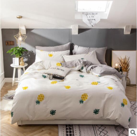 3D Pineapple 16053 Bed Pillowcases Quilt