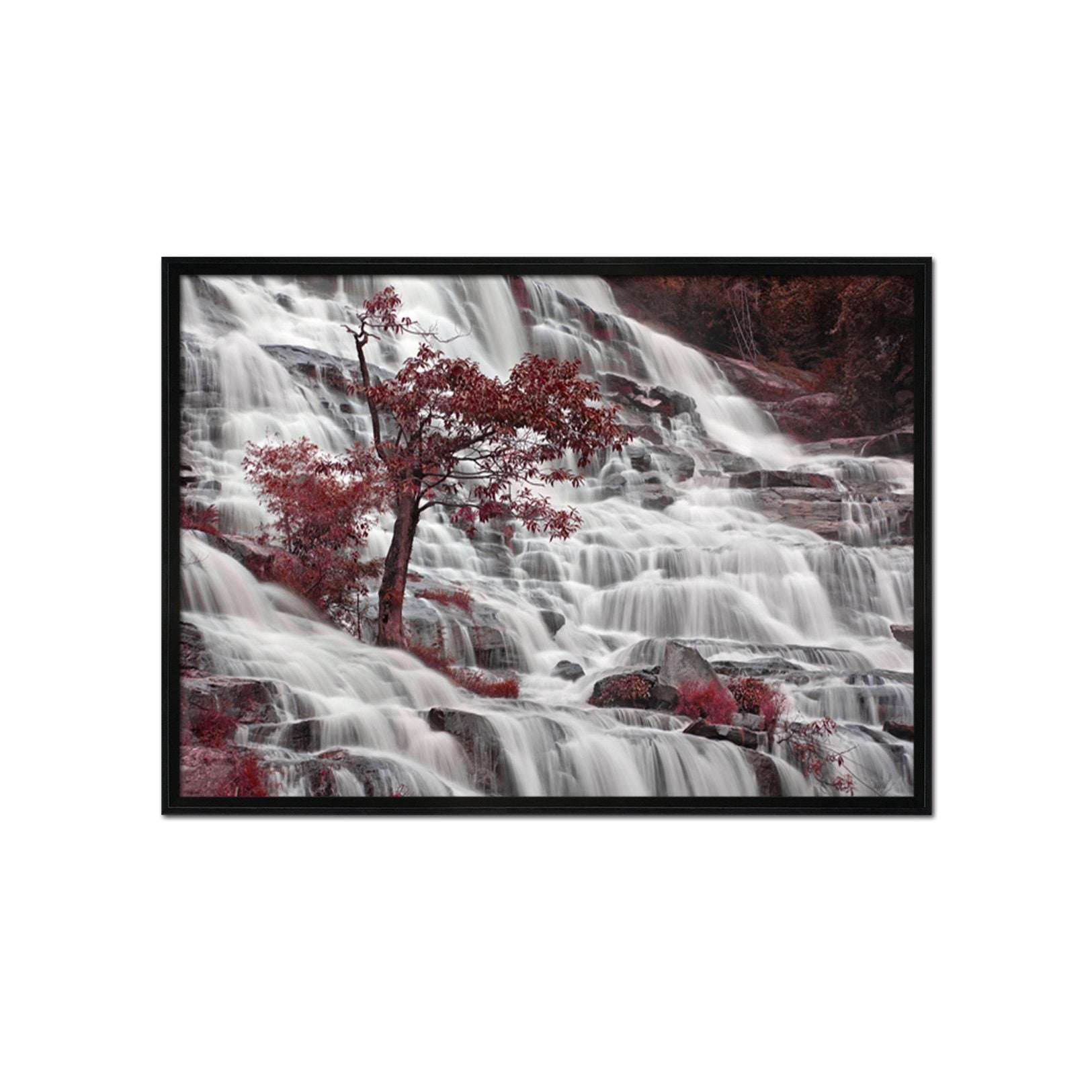 3D The Spectacular Waterfall 151 Fake Framed Print Painting Wallpaper AJ Creativity Home