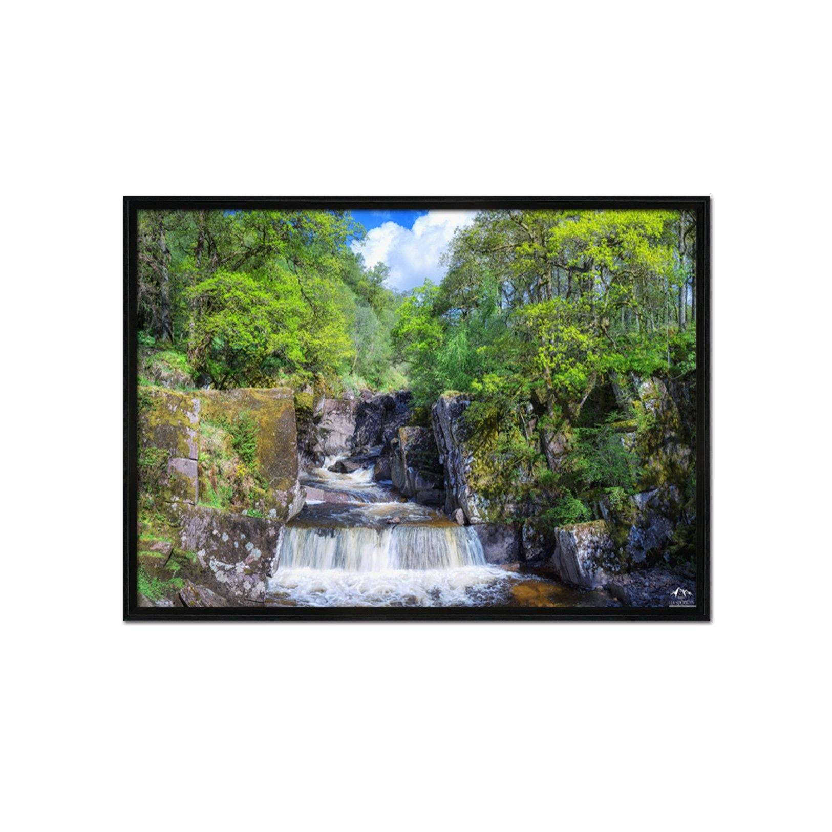 3D Stream Forest 023 Fake Framed Print Painting Wallpaper AJ Creativity Home