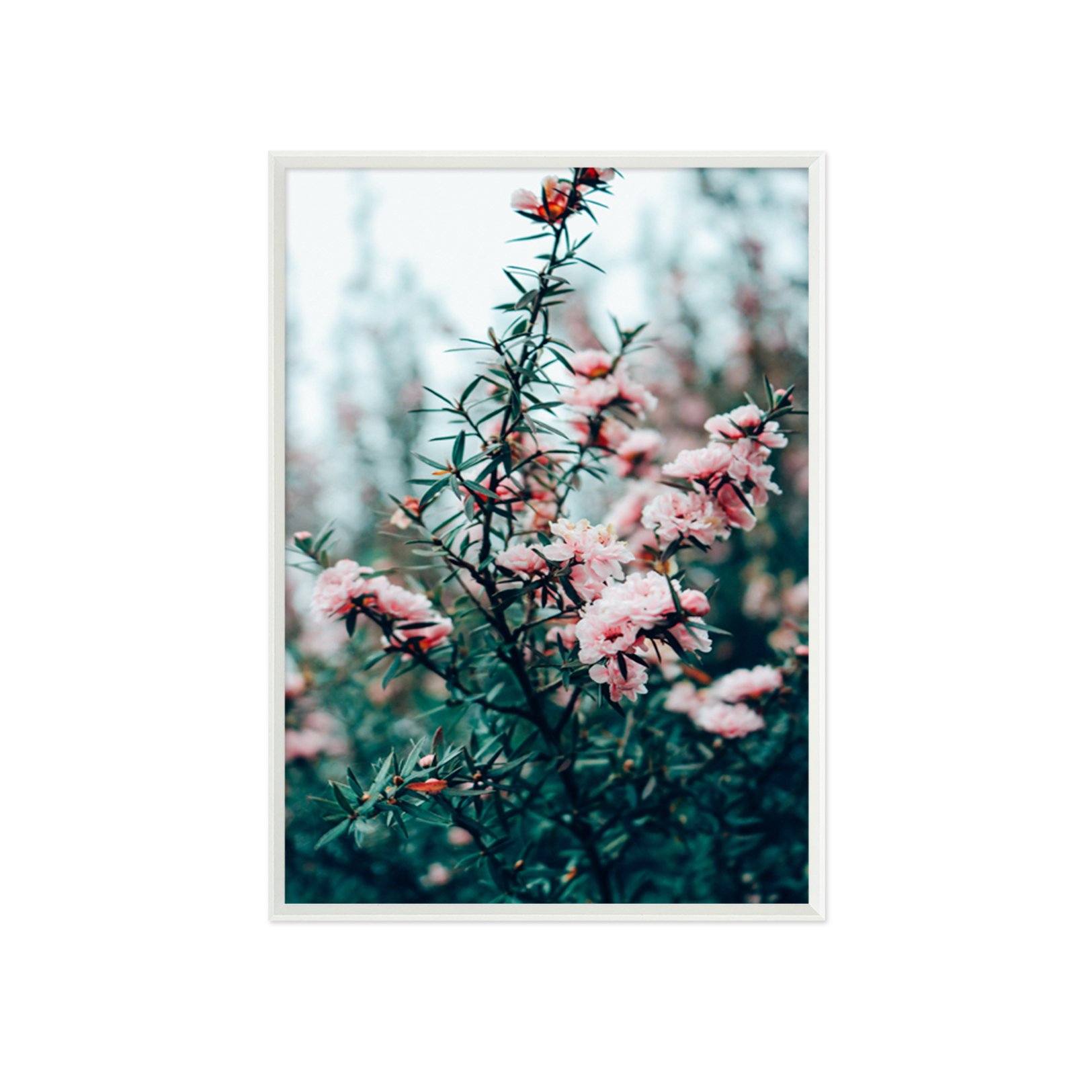 3D Among The Flowers 018 Fake Framed Print Painting Wallpaper AJ Creativity Home