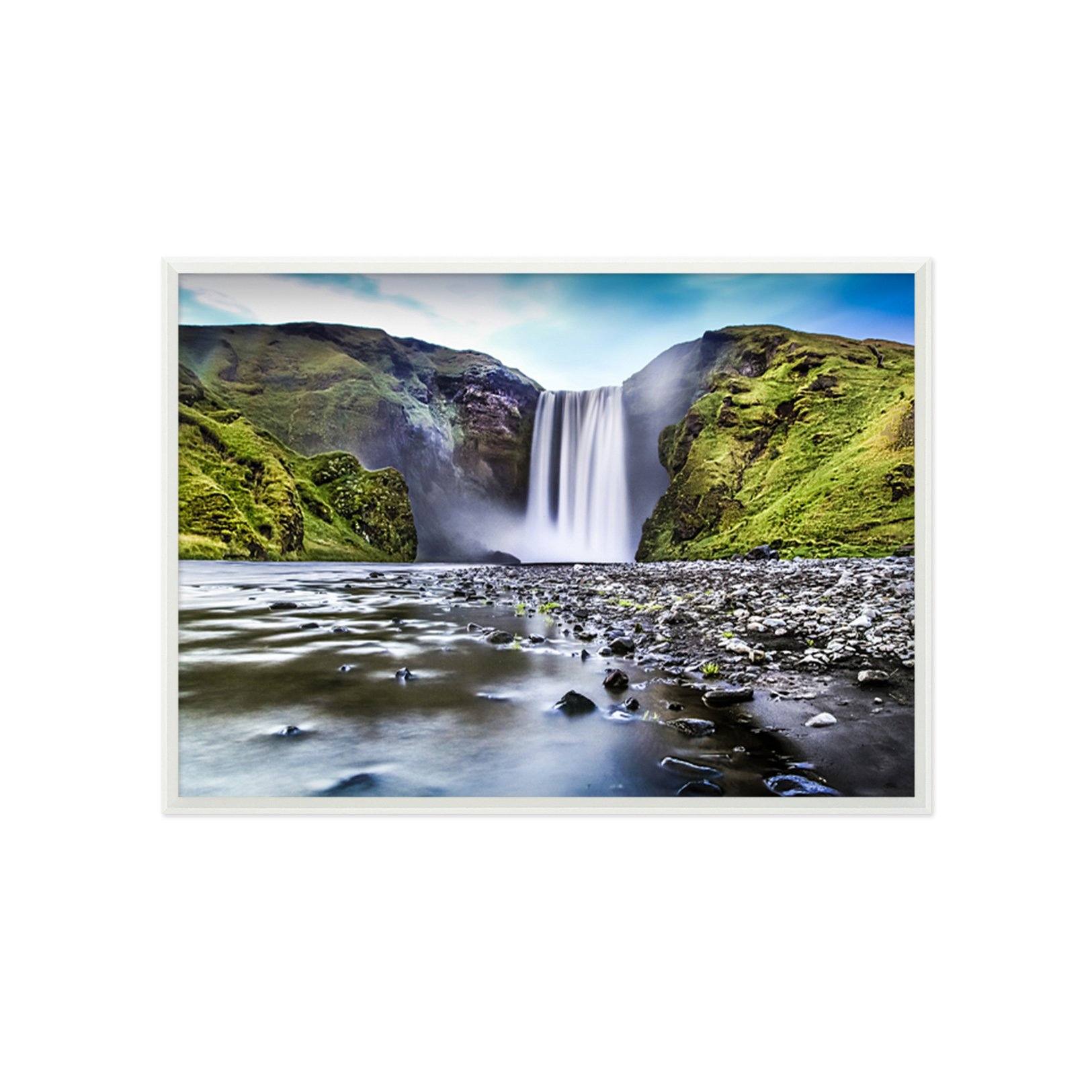 3D Magnificent Waterfall 152 Fake Framed Print Painting Wallpaper AJ Creativity Home