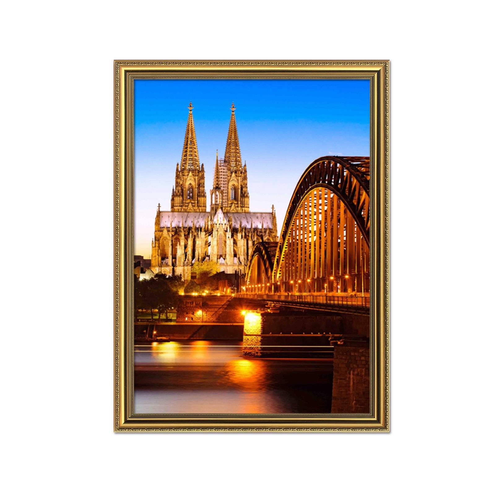 3D Light Castle 035 Fake Framed Print Painting Wallpaper AJ Creativity Home