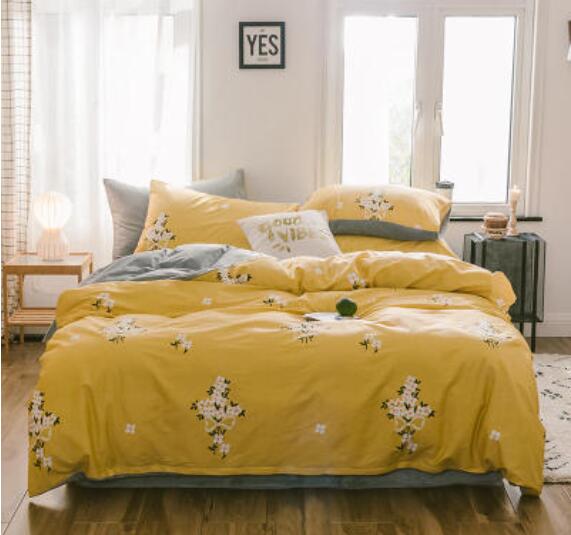 3D Yellow Flowers 30153 Bed Pillowcases Quilt