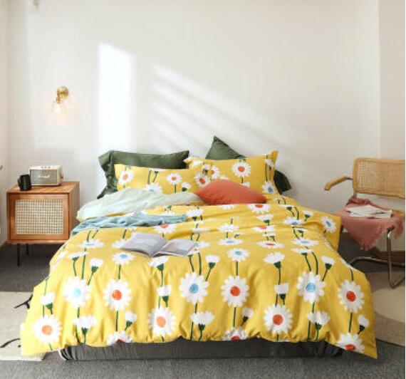 3D Daisy Pattern 50033 Bed Pillowcases Quilt