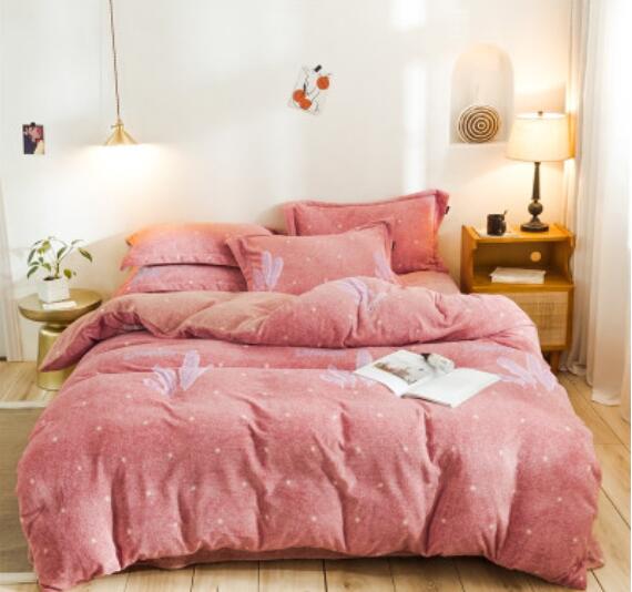 3D Pink 20098 Bed Pillowcases Quilt