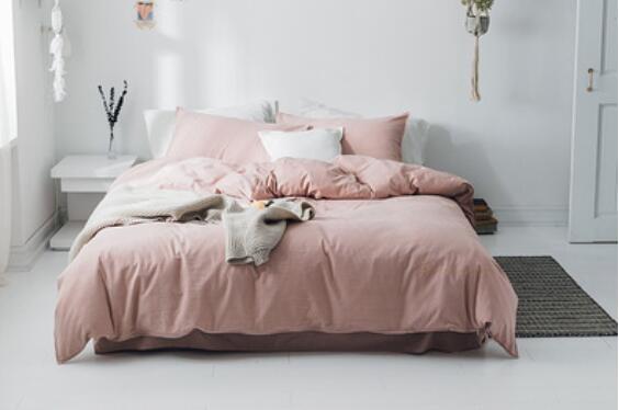 3D Light Pink 14203 Bed Pillowcases Quilt