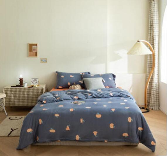 3D Little Pumpkin 17142 Bed Pillowcases Quilt