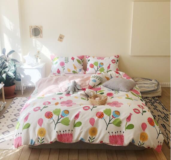 3D Pink Flowerpot 30059 Bed Pillowcases Quilt