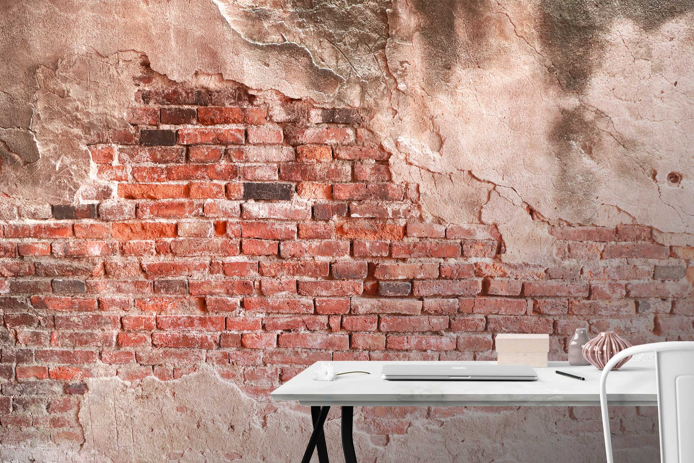 3D Red Brick Wall 46 Wall Murals 5 metres long and 2.4 metres high