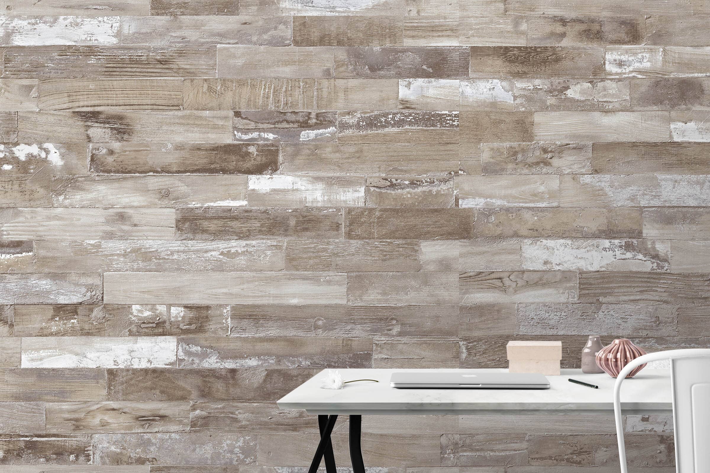 3D Wood White Paint 42 Wall Murals Wallpaper AJ Wallpaper 2