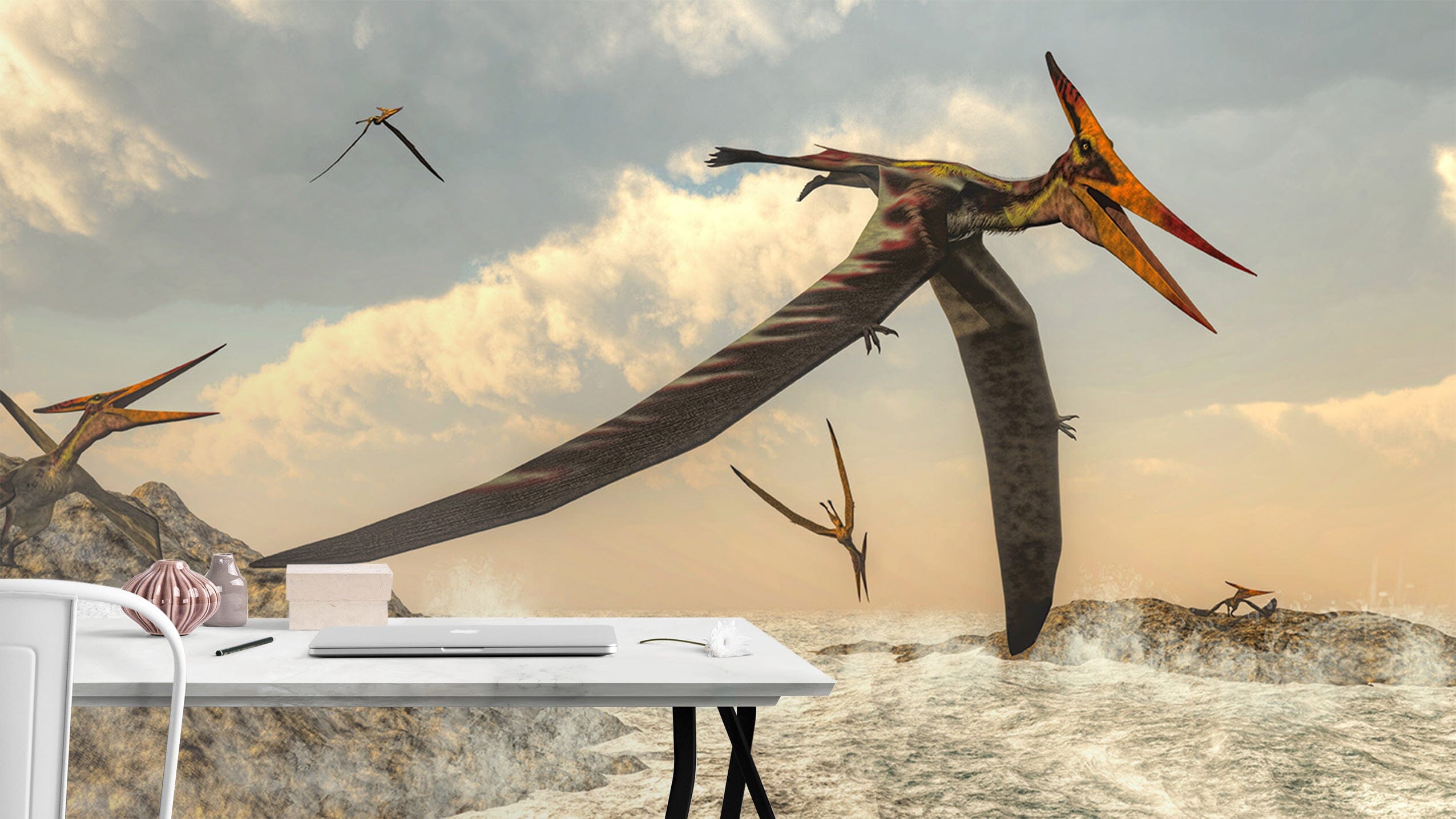 3D Pterosaur 1543 Wall Murals Wallpaper AJ Wallpaper 2