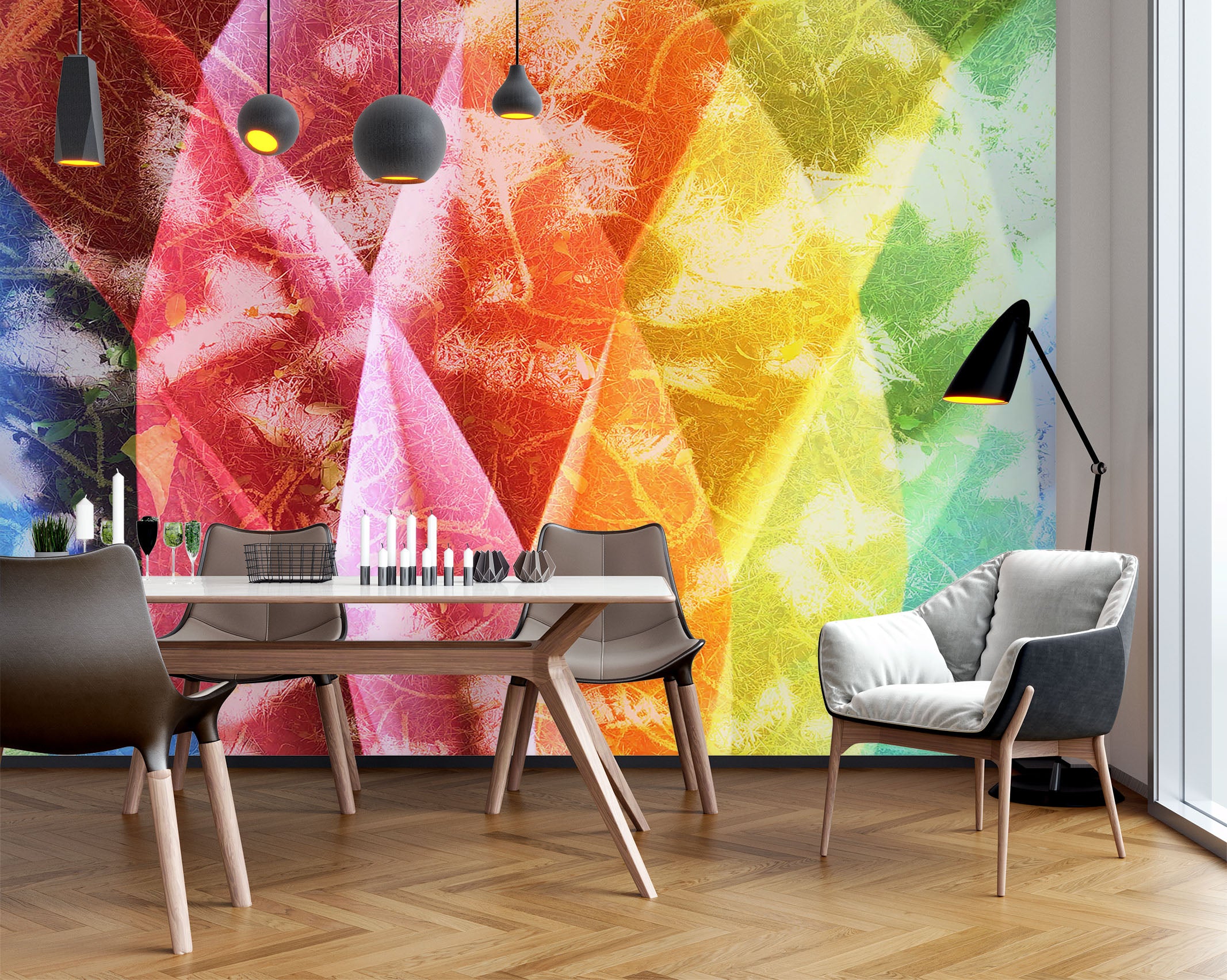 3D Color Cone 70116 Shandra Smith Wall Mural Wall Murals