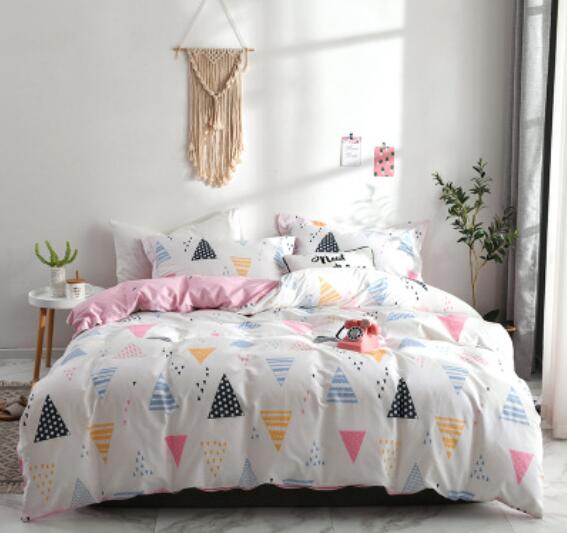 3D Triangle Pattern 30341 Bed Pillowcases Quilt