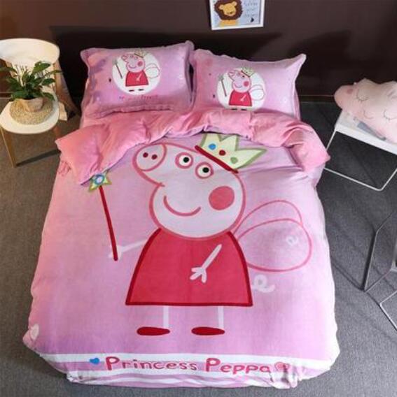 3D Peppa Pig 18011 Bed Pillowcases Quilt