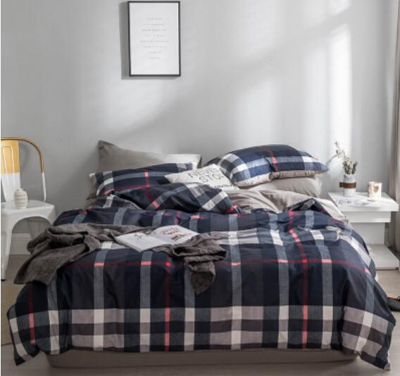 3D Black And Gray Grid 20251 Bed Pillowcases Quilt
