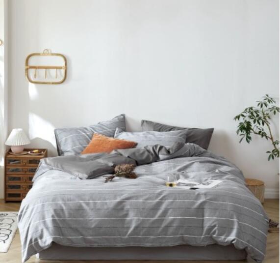 3D Gray 30019 Bed Pillowcases Quilt