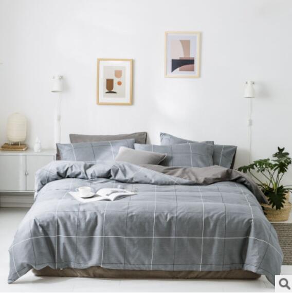 3D Light Grey 14169 Bed Pillowcases Quilt