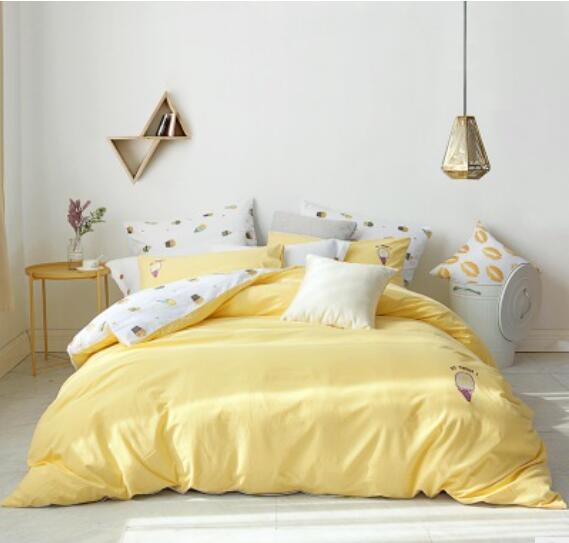 3D Yellow 20266 Bed Pillowcases Quilt