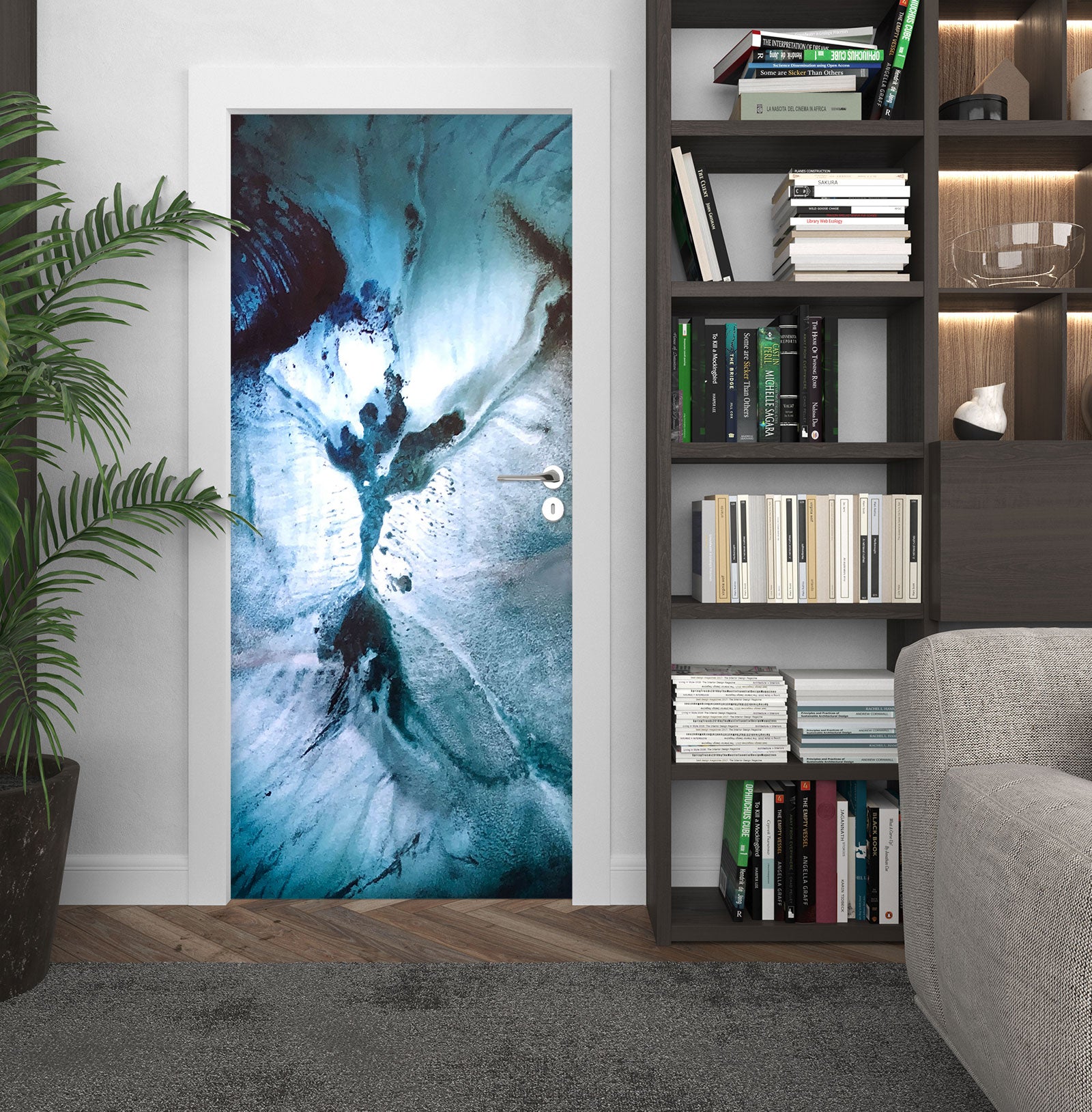3D Color Style 3163 Skromova Marina Door Mural