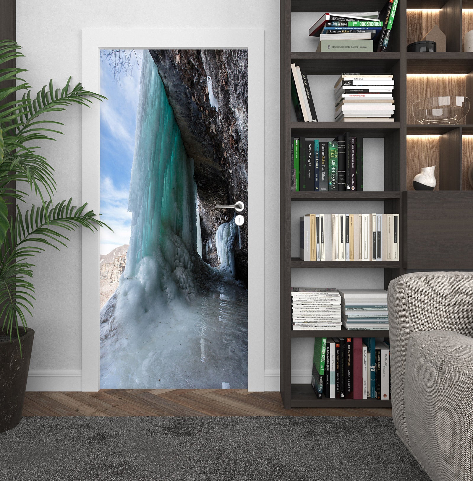 3D Glacier 24177 Door Mural