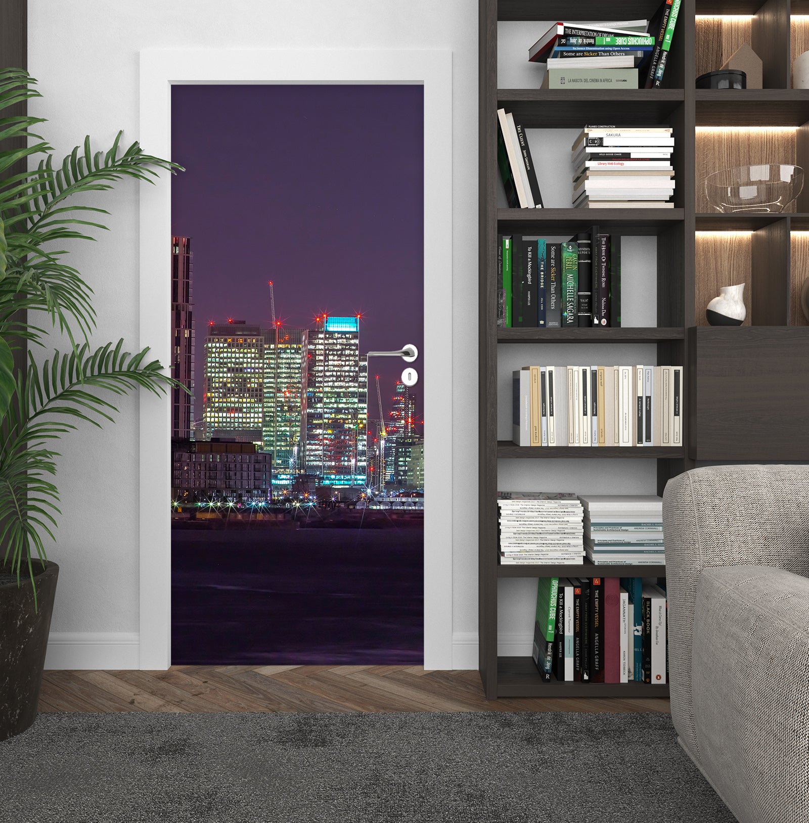 3D Light Building 106150 Assaf Frank Door Mural