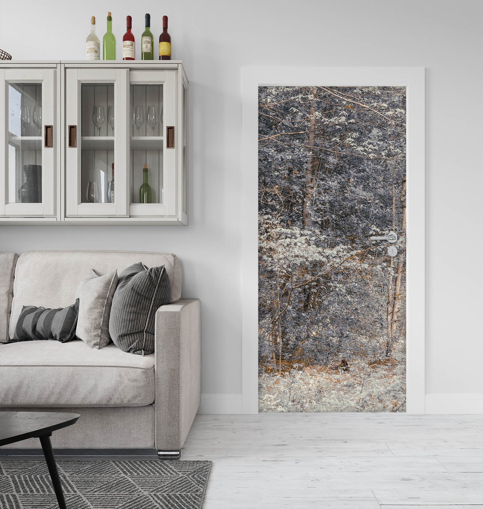 3D Winter Forest 5179 Assaf Frank Door Mural