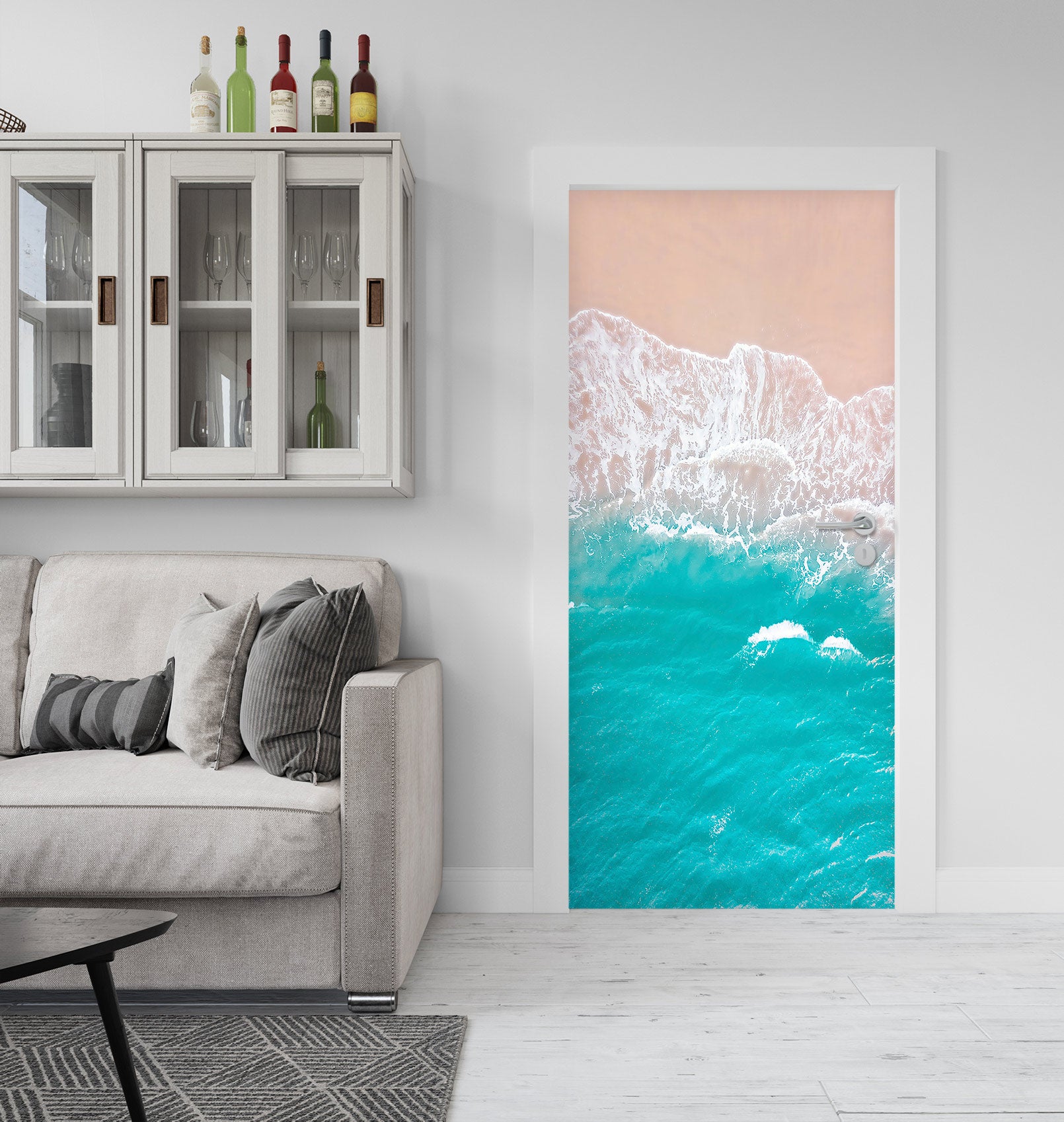 3D Beach 25036 Door Mural