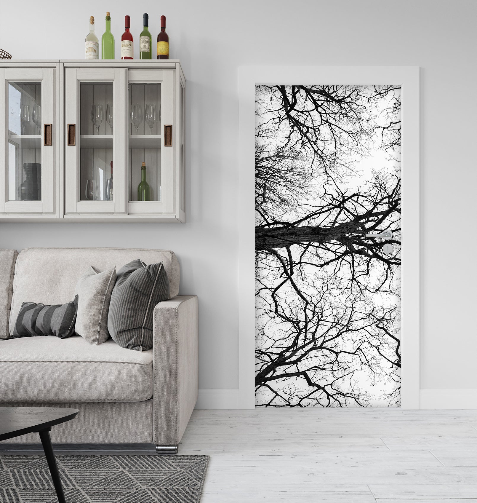 3D Dead Tree Branches 106197 Assaf Frank Door Mural