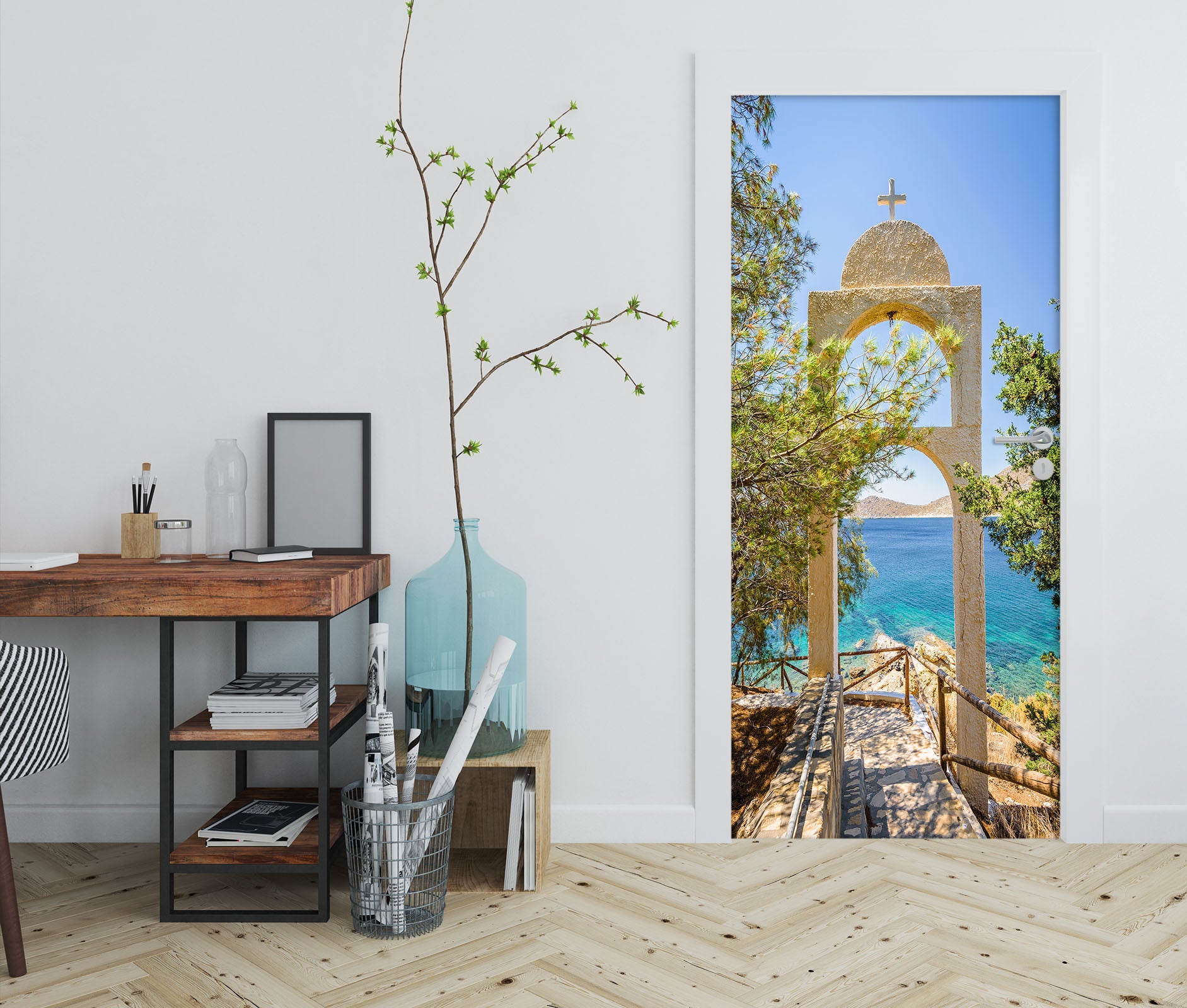 3D Seaside Trail 22134 Door Mural