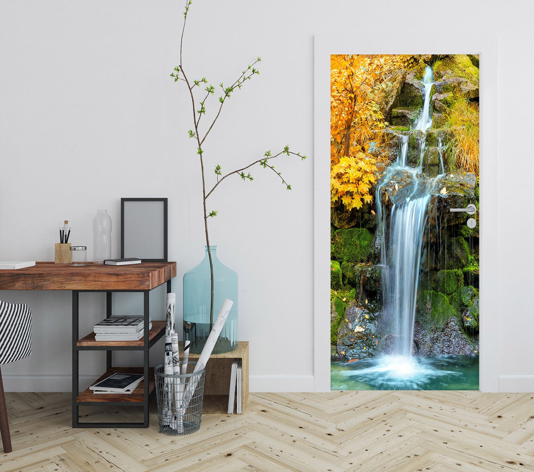3D Waterfall 24109 Door Mural