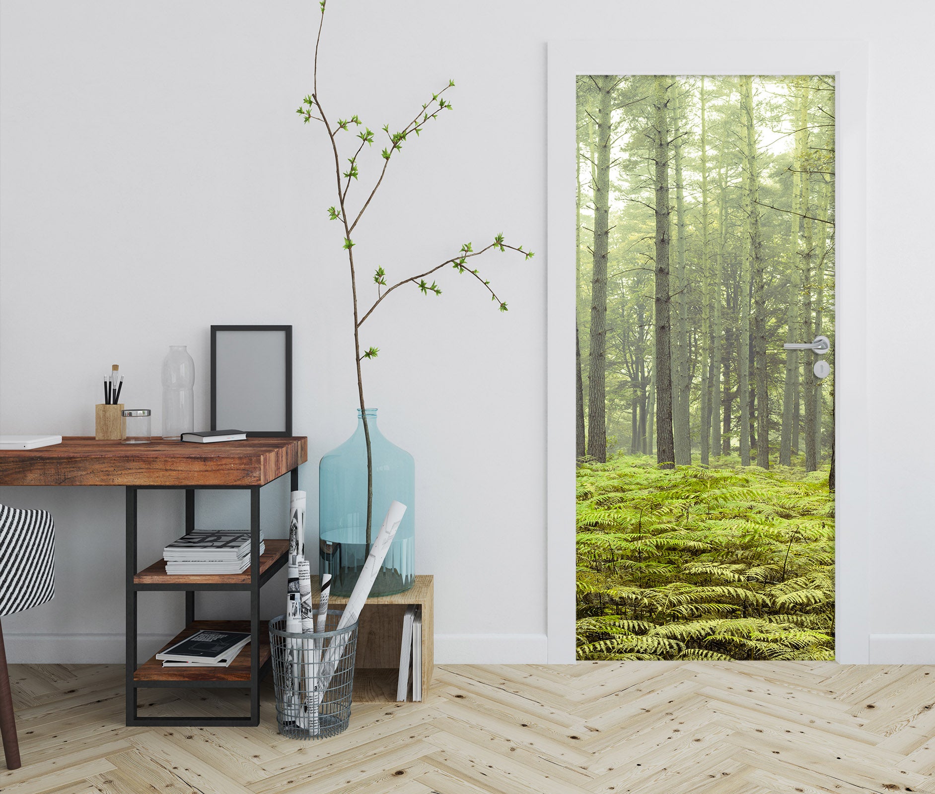 3D Meadow Woods 101128 Assaf Frank Door Mural
