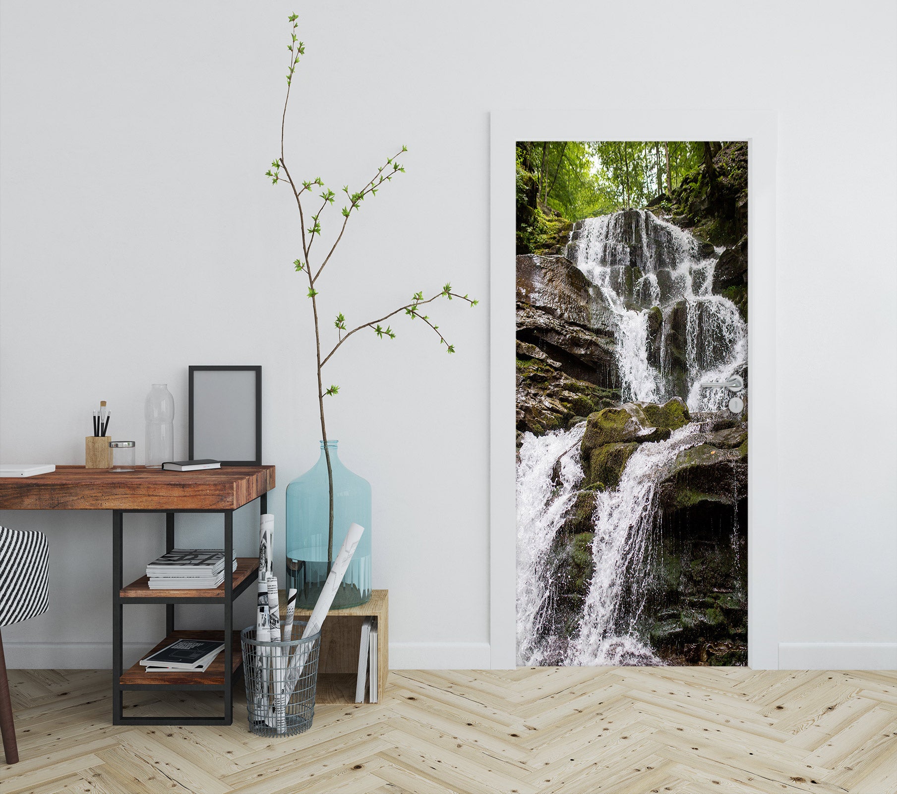 3D Waterfall 24144 Door Mural